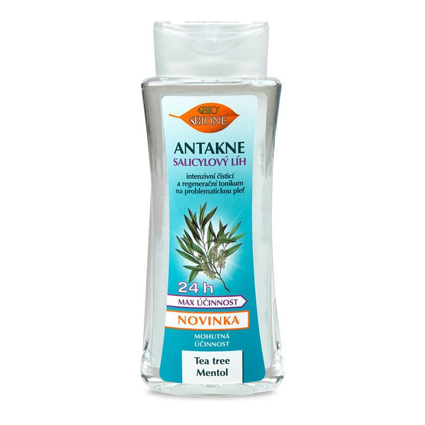 Antakne salicylový lieh s Tea tree a mentolom Bione 255ml