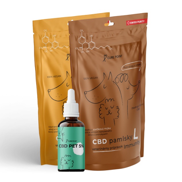 CBD pre psov – výhodný balíček (veľké plemená)
