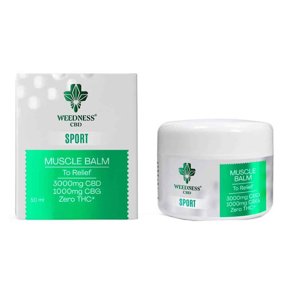 CBD balzam na úľavu od bolesti svalov + CBG WEEDNESS 50ml