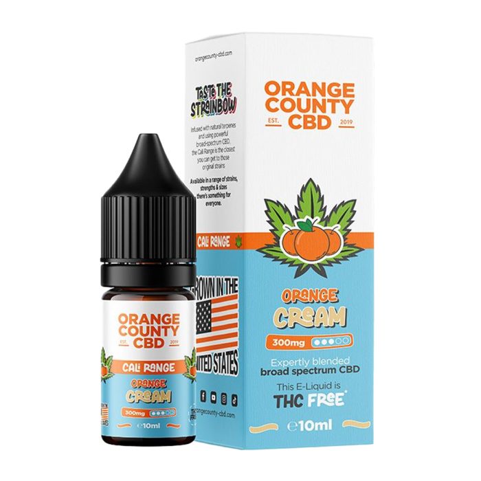 Orange County CBD liquid Orange Cream Hybrid CALI
