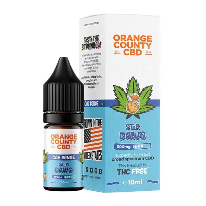 Orange County CBD liquid Star Dawg Haze Indica CALI