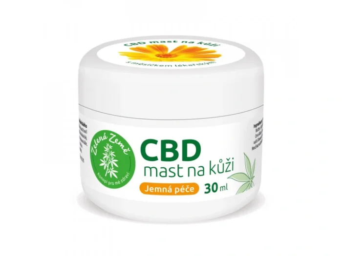 CBD masť na pokožku Zelená Země 30ml