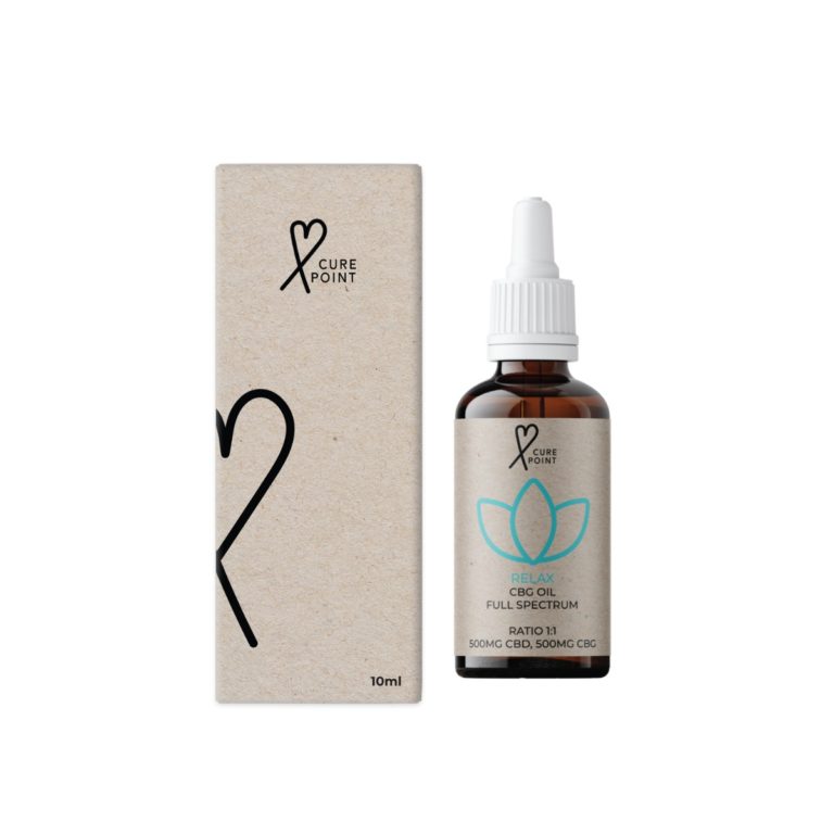 CurePoint CBD + CBG RELAX Plné spektrum 10ml