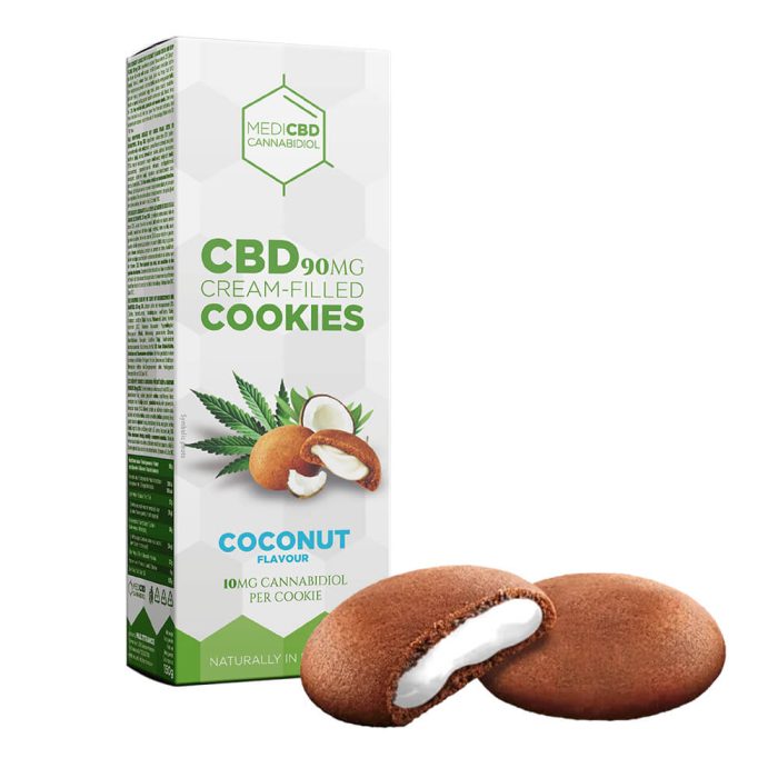 CBD sušienky s kokosovým krémom MediCBD 150g