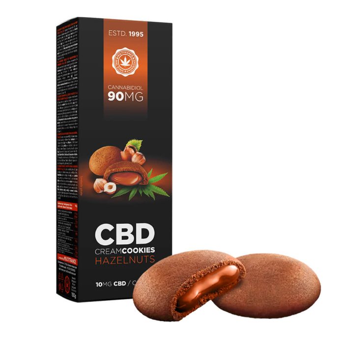 CBD sušienky s orieškovým krémom HAZE 150g
