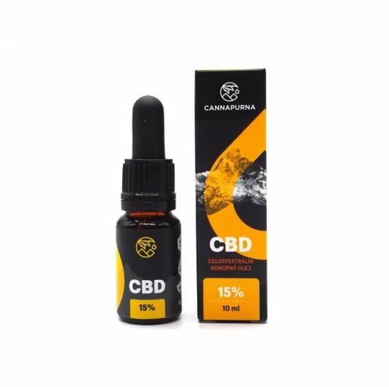 Cannapurna CBD kvapky 15% INDOOR Plné spektrum 10ml