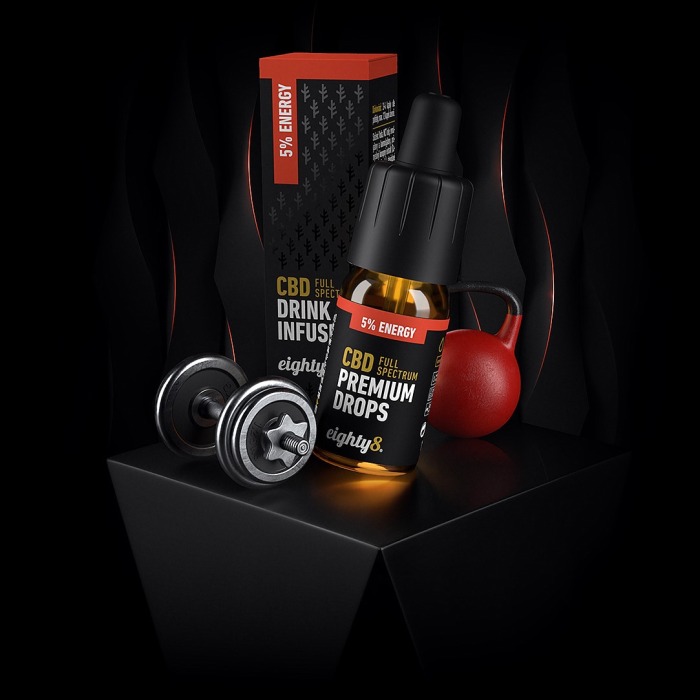 Energy CBD kvapky 5% eighty8 10ml