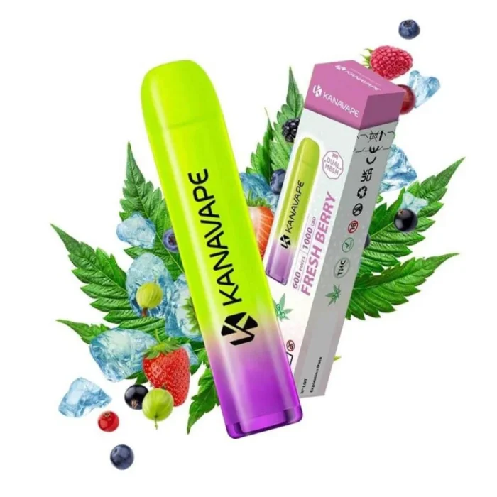 Fresh Berry CBD vape KanaVape 600 ťahov 2ml