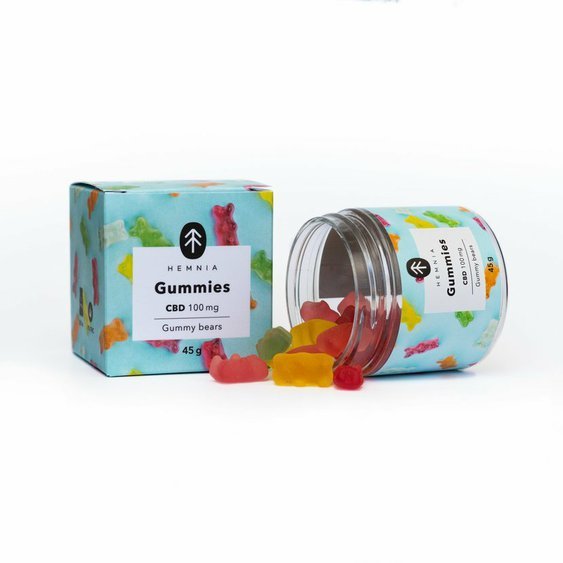 Gummies CBD HEMNIA Bears 100mg 20ks x 5mg 45g