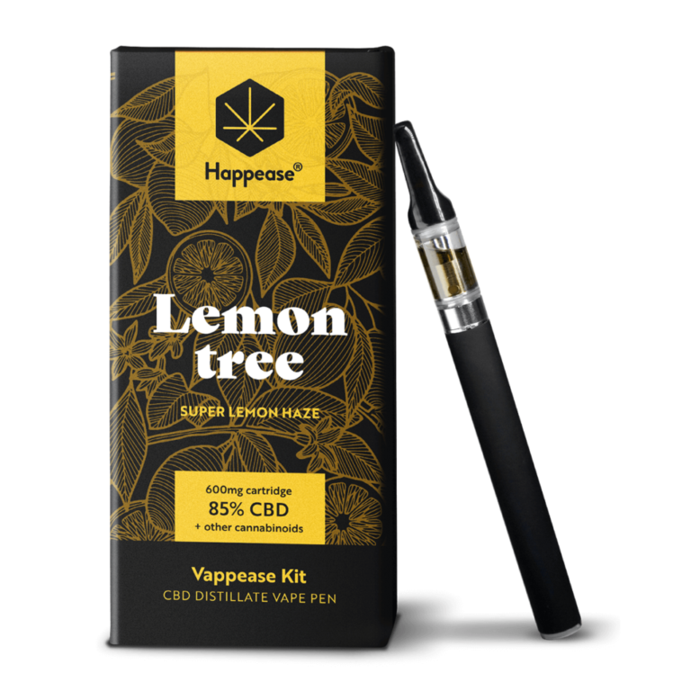 Happease vape pen CBD Lemon Tree KIT 85% Super Lemon Haze