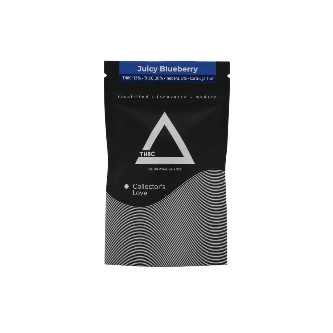 Juicy Blueberry TH8C + THCC cartridge 1ml by CBDpredajňa