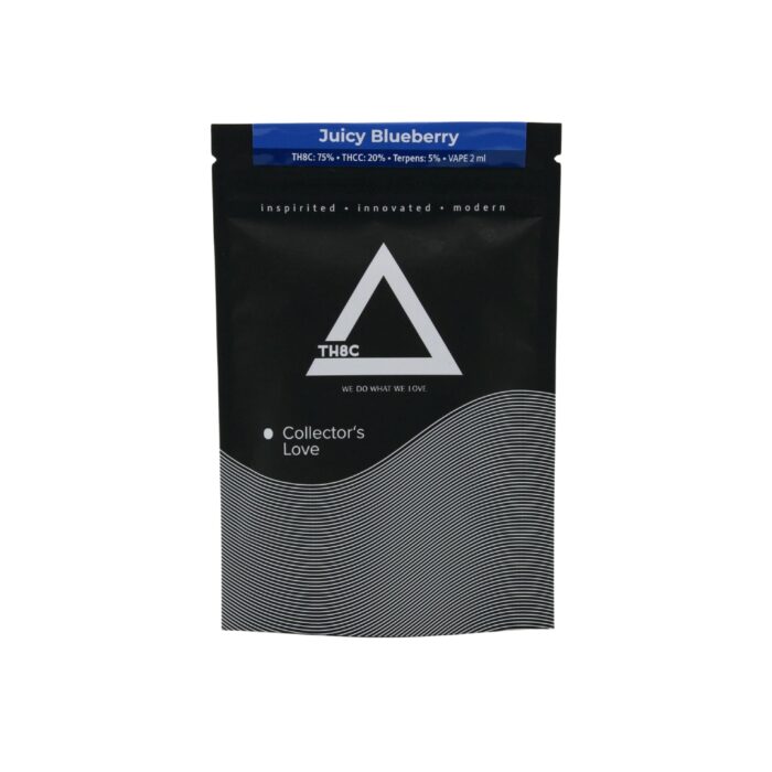 Juicy Blueberry TH8C + THCC vape pen 2ml by CBDpredajňa