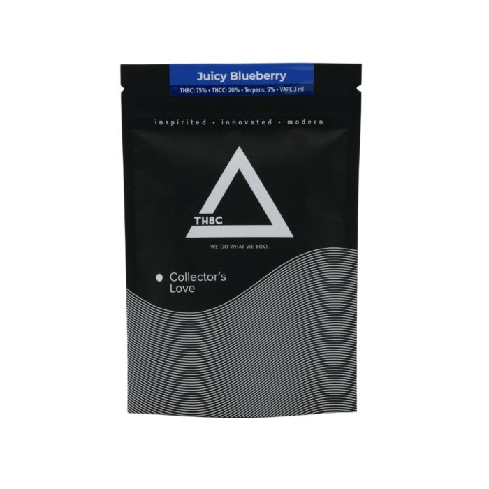 Juicy Blueberry TH8C + THCC vape pen 3ml by CBDpredajňa