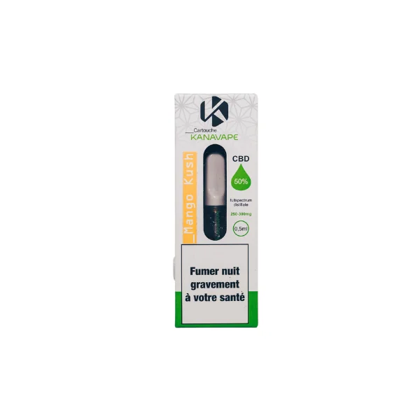 Mango Kush CBD cartridge KanaVape 0,5ml