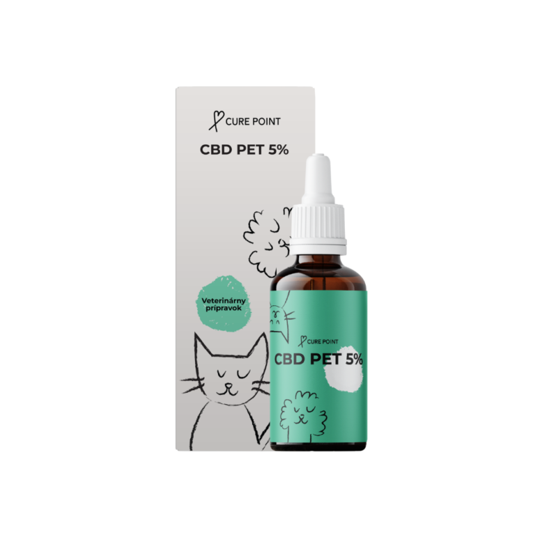 CurePoint CBD kvapky pre zvieratá 5% 10ml