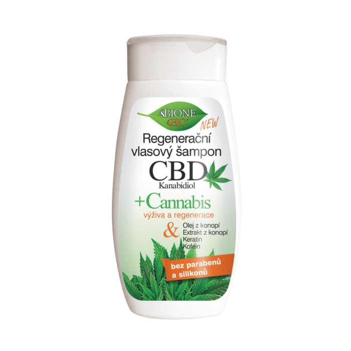 Regeneračný vlasový šampón CBD Bione 260ml