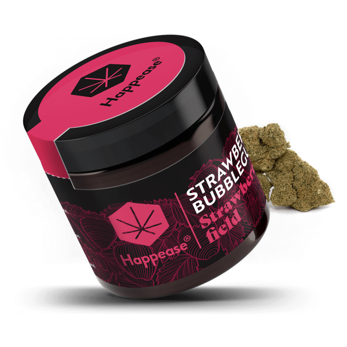 STRAWBERRY BUBBLEGUM konopné CBD šišky Happease