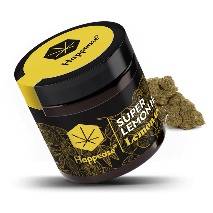 SUPER LEMON HAZE konopné CBD kvety Happease