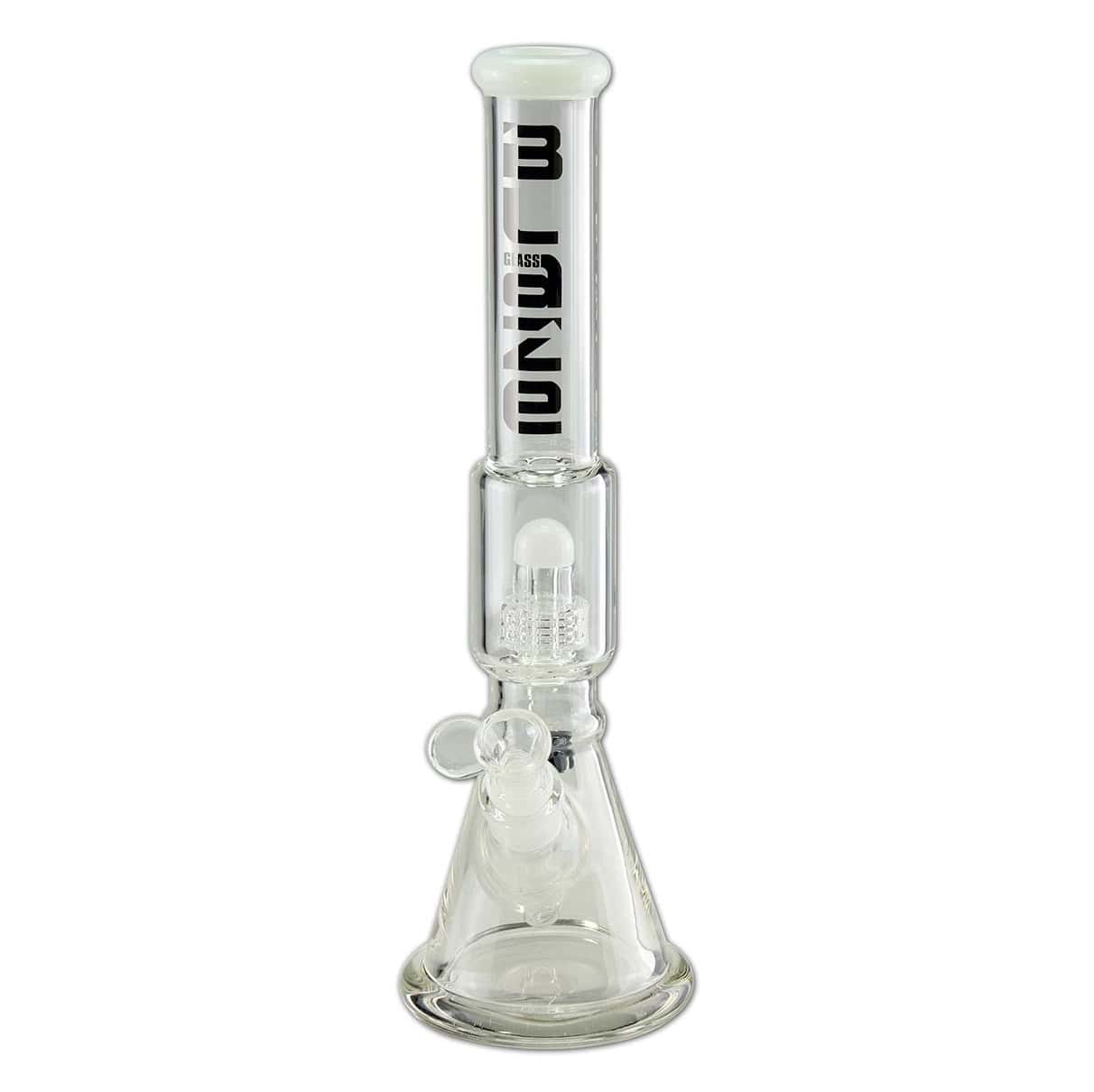 Sklenené bongo BLAZE bubnový perkolátor Ice 35cm
