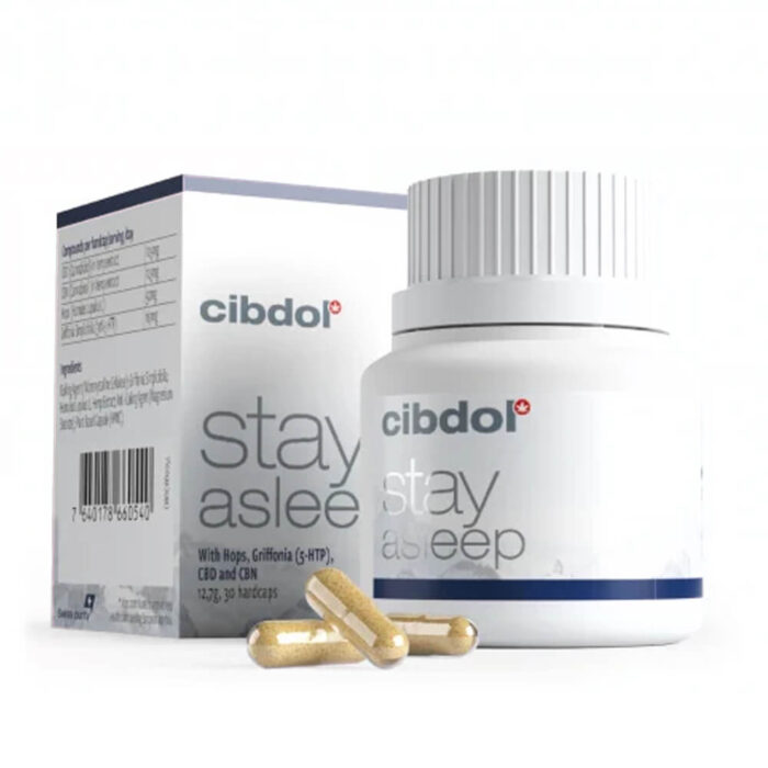 Stay Asleep cibdol CBN kapsule + Chmeľ + 5HTP 30ks