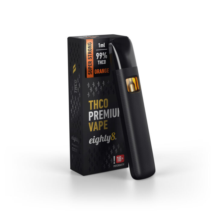 Orange THCO vaporizačné pero eighty8 99% 1ml