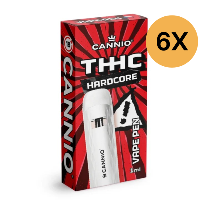 Výhodné balenie 6x THHC vape pen CANNIO 1ml