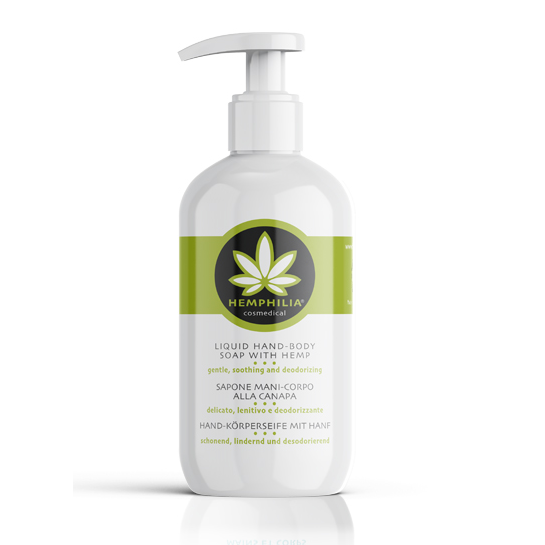 Tekuté konopné mydlo na ruky Hemphilia 300ml