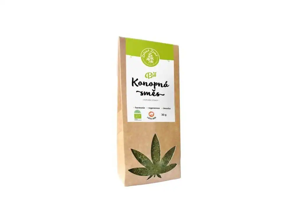 Zmes konope Zelená Země BIO 30g