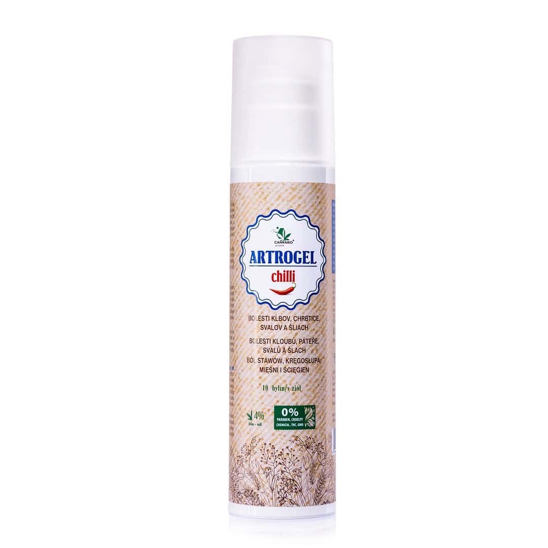Artrogel Chilli (hrejivý) CANNABIO pharm 200ml