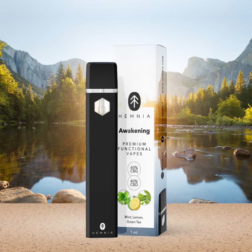 Awakening vape HEMNIA 60% CBG + 40% CBD 1ml