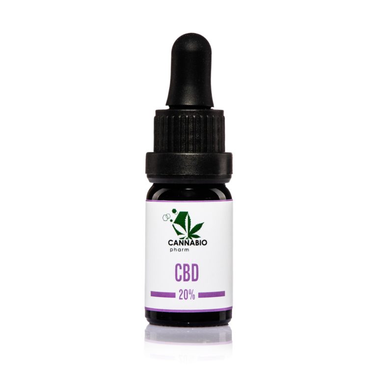 CANNABIO CBD kvapky 20% Broad Spectrum 10ml