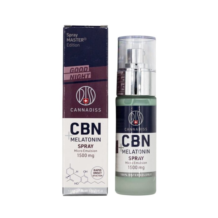MIKRO CBN sprej na spanie CannaDISS, Melatonín 30ml