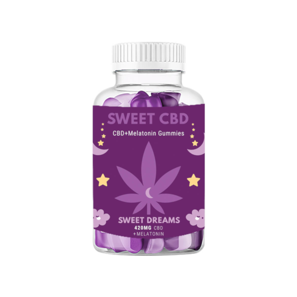 CBD gummies Sweet DREAMS Černica + Melatonín 60ks 420mg