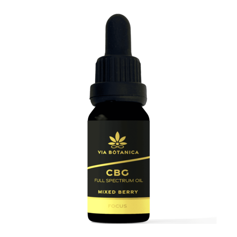 VIA BOTANICA CBG kvapky Focus 10% Malina 10ml
