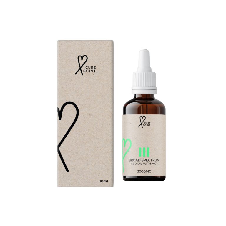 Cure Point CBD kvapky 30% Široké spektrum 10ml