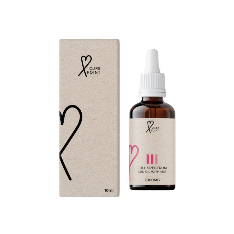 CurePoint CBD kvapky 20% Plné spektrum 10ml