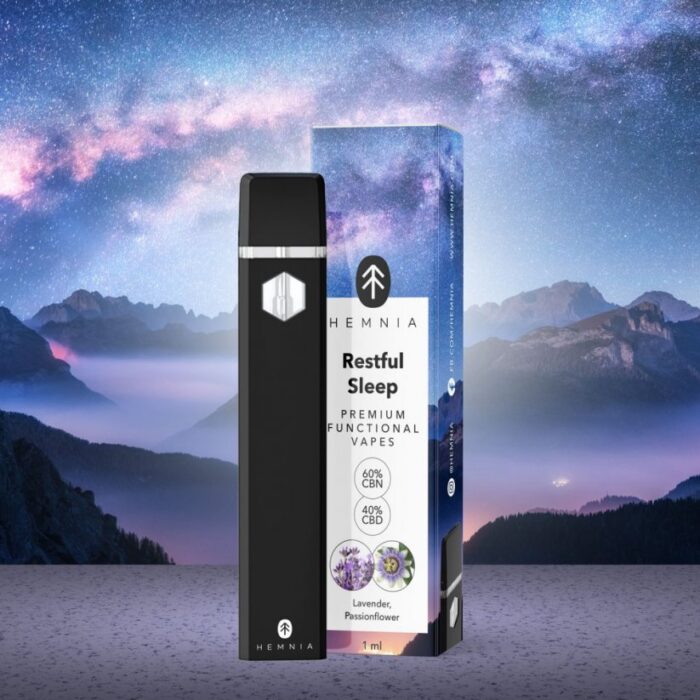 Restful Sleep vape HEMNIA 40% CBD + 60% CBN 1ml
